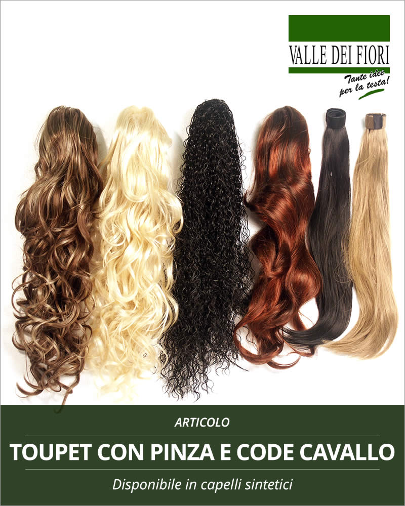 coda di cavallo capelli sintetici