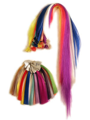 Ciocche con keratina fantasia